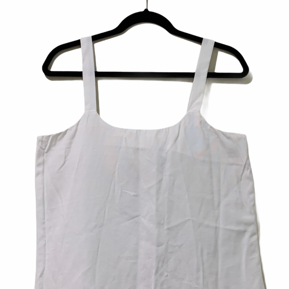 White tank top 100% linen in size XL - Picture 3 of 5